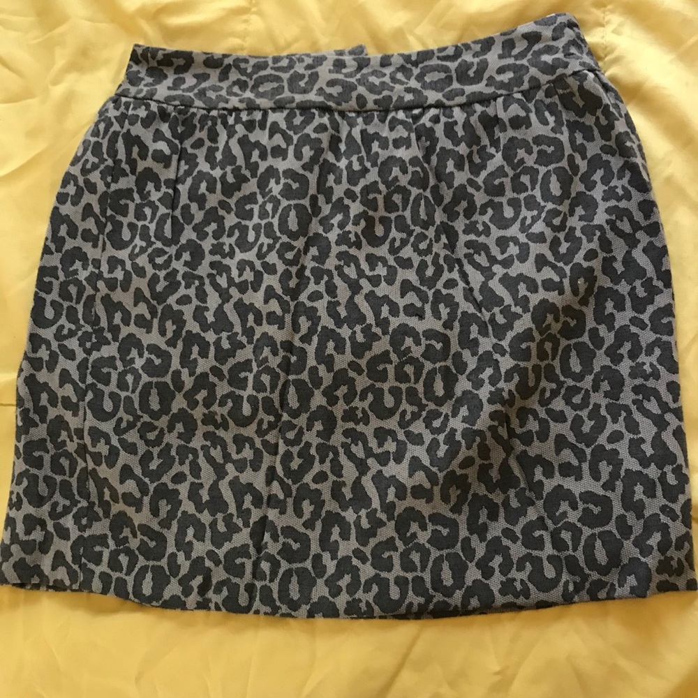 Banana Republic Leopard Print Skirt